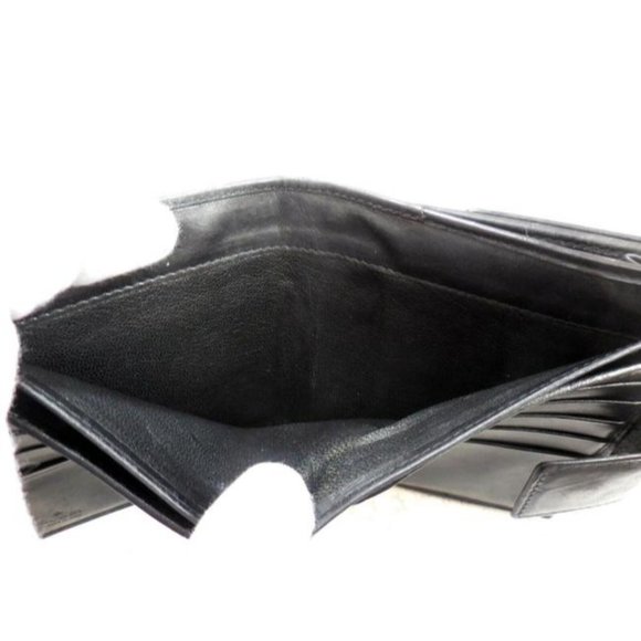 Gucci Black G Logo Print Canvas Bi-fold Snap - Picture 11 of 12